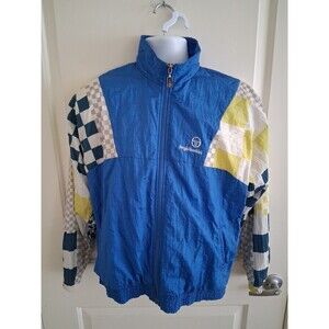 Vintage Sergio Tacchini Jacket Mens Track Tennis Golf Windbreaker 90s Sz 30